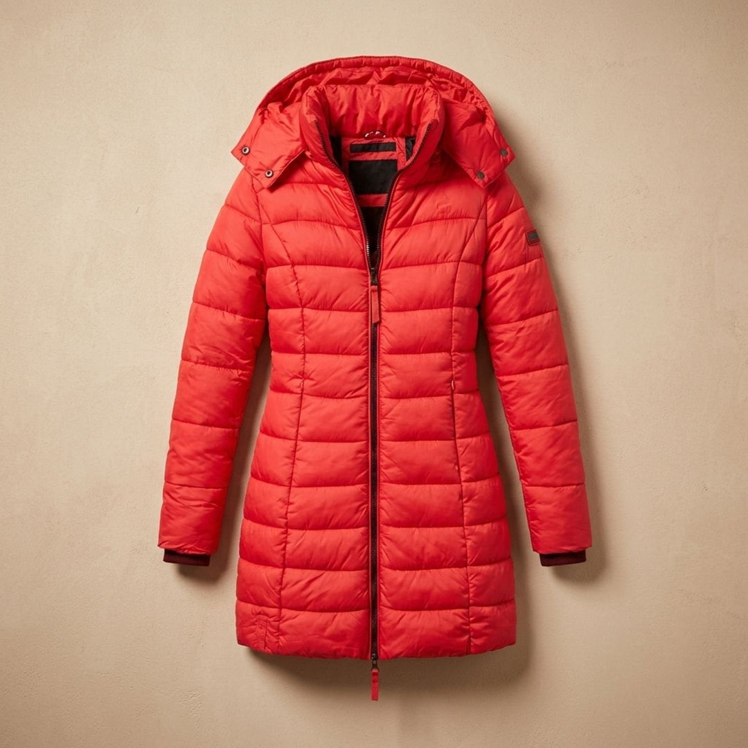 Damen Winterjacke für den Alltag mit Kapuze (6)