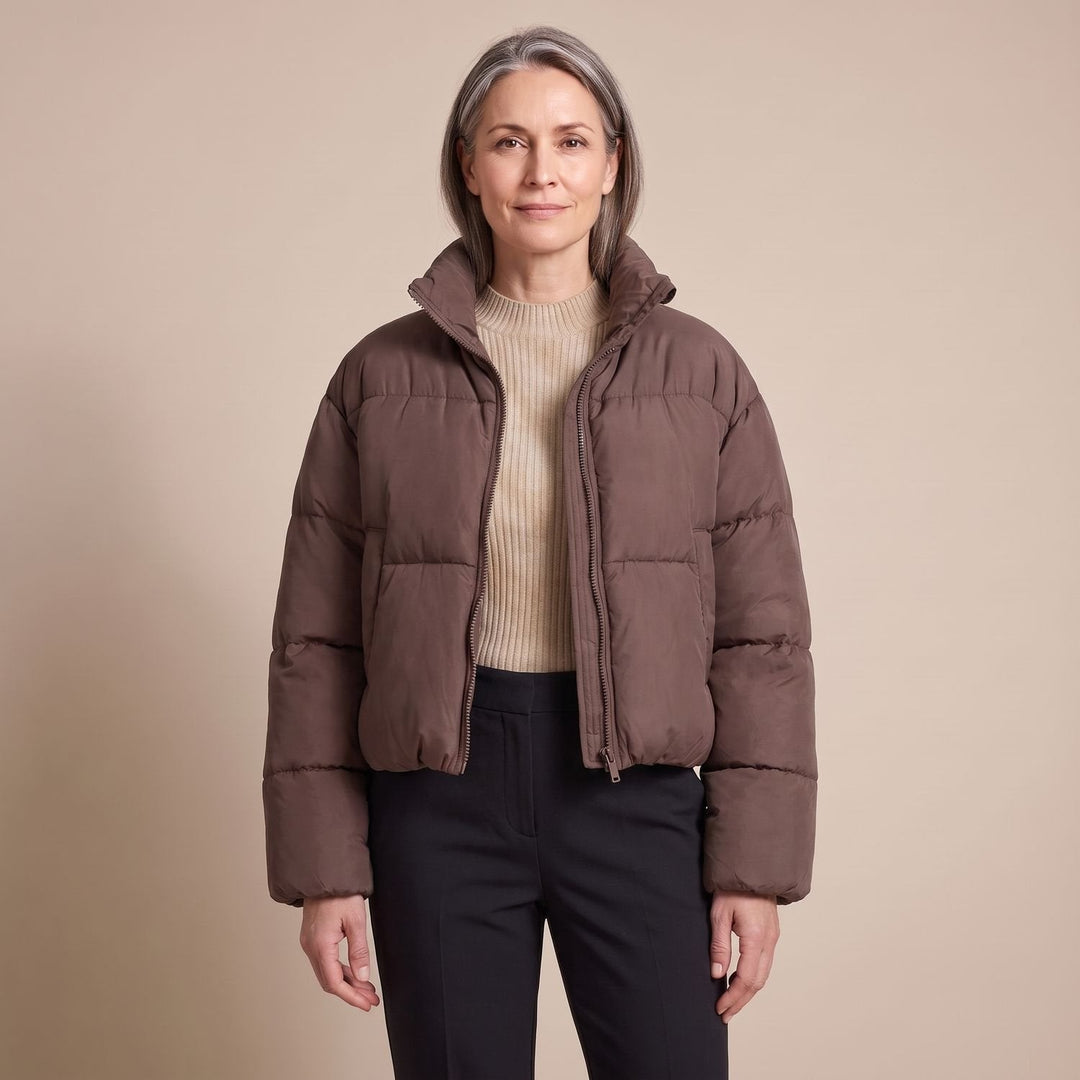 Damen Winterjacke gesteppt im Kurzschnitt (11)