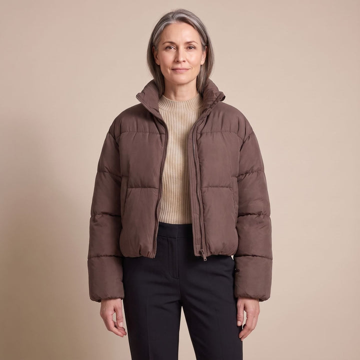 Damen Winterjacke gesteppt im Kurzschnitt (11)