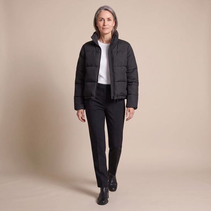 Damen Winterjacke gesteppt im Kurzschnitt (5)