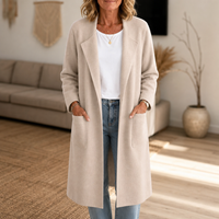 Elena | Damen Winterjacke im Oversized-Stil mit Wolloptik