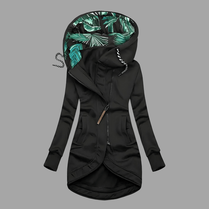 Damen Winterjacke im Shell-Stil für Herbst in Schwarz