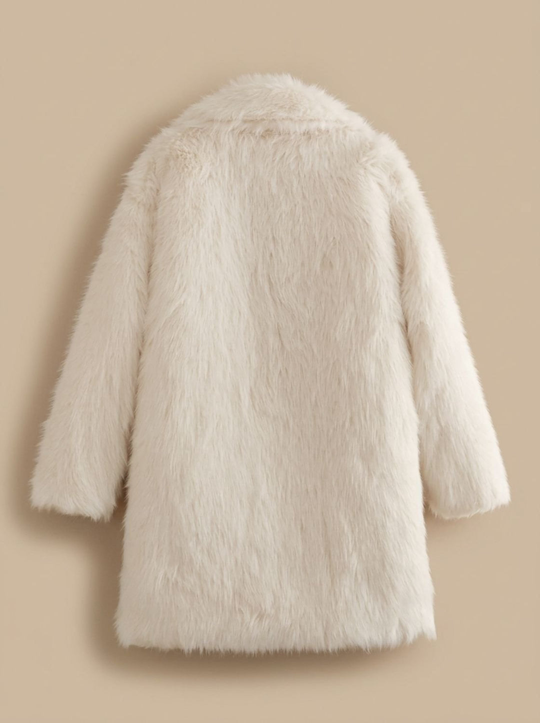 Damen Winterjacke Kunstfell Flauschig Oversized (5)