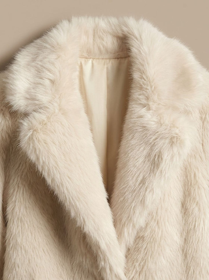 Damen Winterjacke Kunstfell Flauschig Oversized (6)