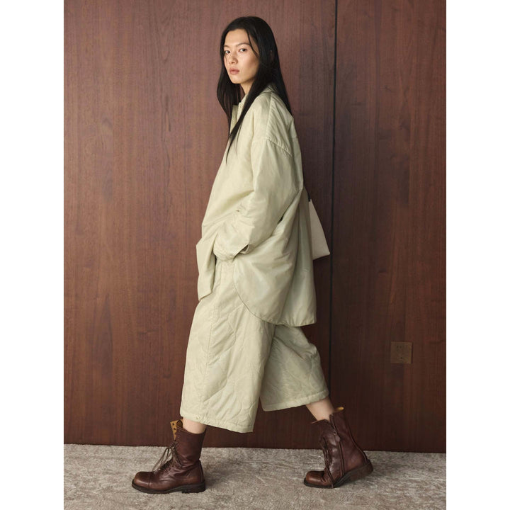 Damen Winterjacke Leicht Gesteppt Klassisch für Alltag (3)
