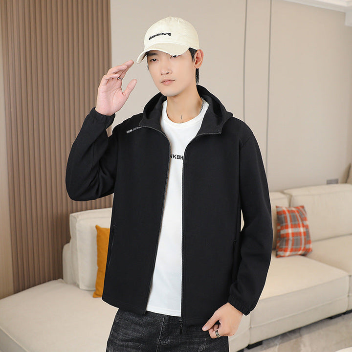 Damen Winterjacke mit Fleece-Softshell für Alltag in Schwarz (Herren)