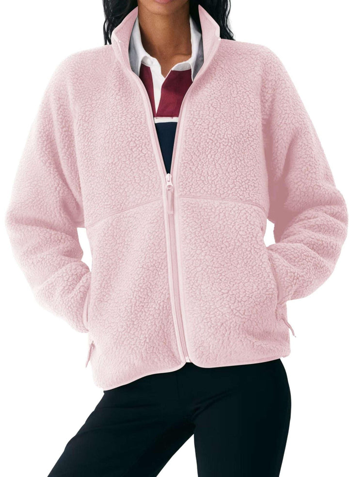 Damen Winterjacke mit Fleece und Seitentaschen (6)