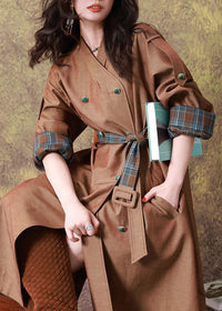 Hannah | Damen Winterjacke mit Gürtel im Trench-Stil