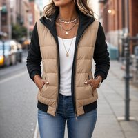 Elisa | Damen Winterjacke mit Kapuze und gesteppter Vorderseite
