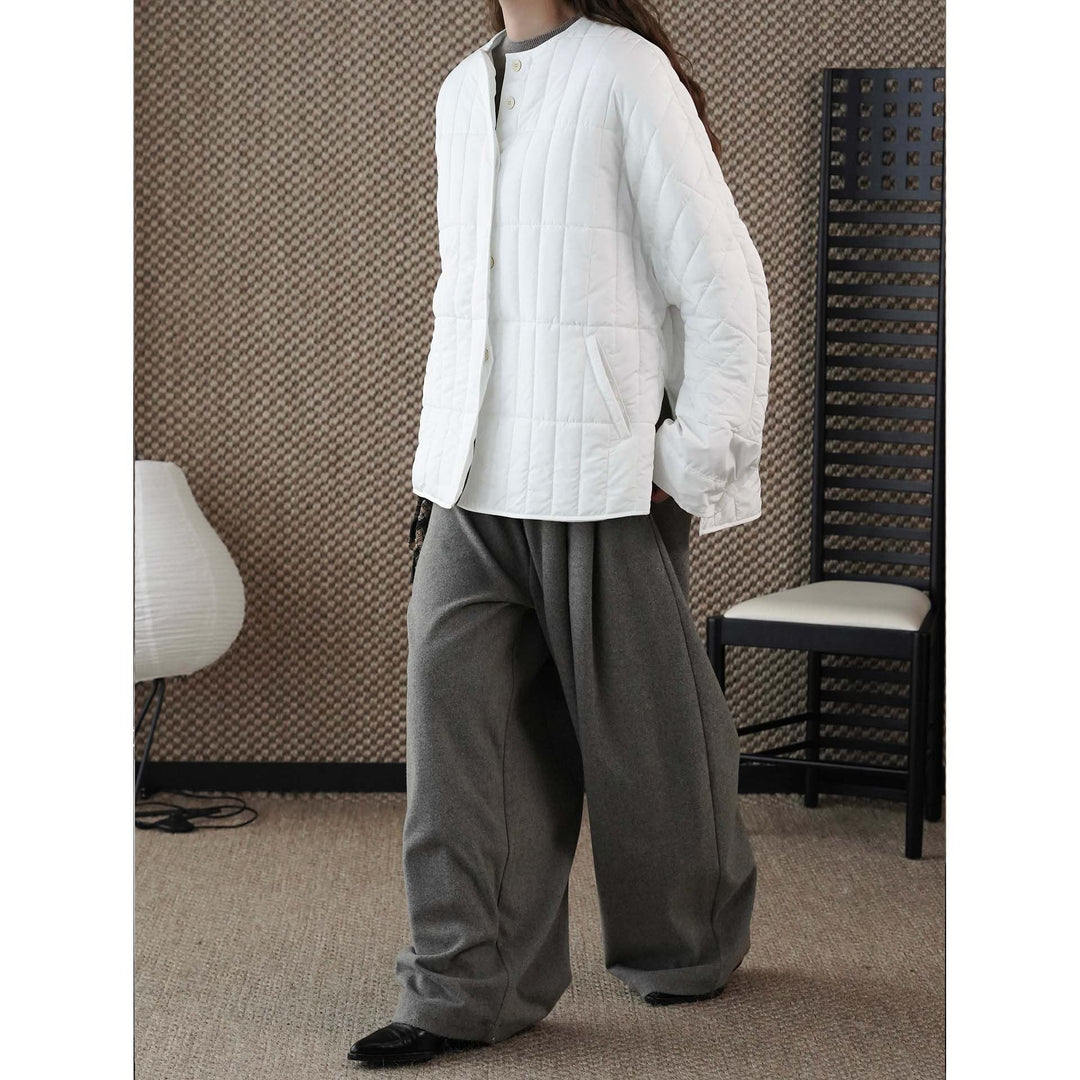 Damen Winterjacke mit lockerer Passform und feiner Steppung (2)