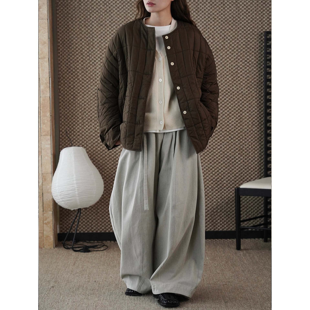 Damen Winterjacke mit lockerer Passform und feiner Steppung (4)