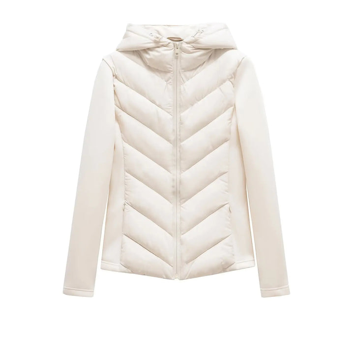Damen Winterjacke mit modernem Steppmuster und Kapuze (10)