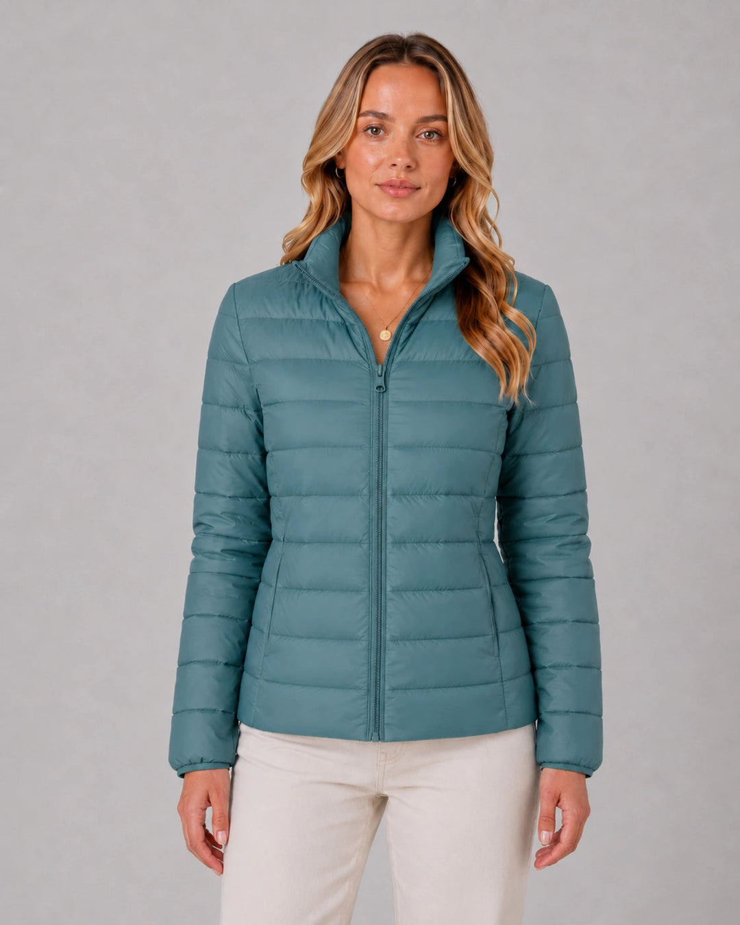 Damen Winterjacke mit Stehkragen (2)