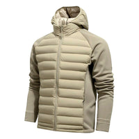 Antonia | Damen Winterjacke mit Strickärmeln und Kapuze