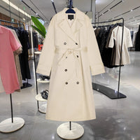 Katharina | Damen Winterjacke mit Taillengürtel im Trenchstil