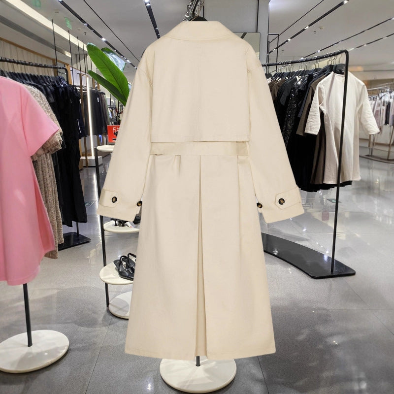 Damen Winterjacke mit Taillengürtel im Trenchstil (2)