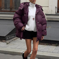Isabella | Damen Winterjacke mit wattierter Thermofütterung und Kapuze