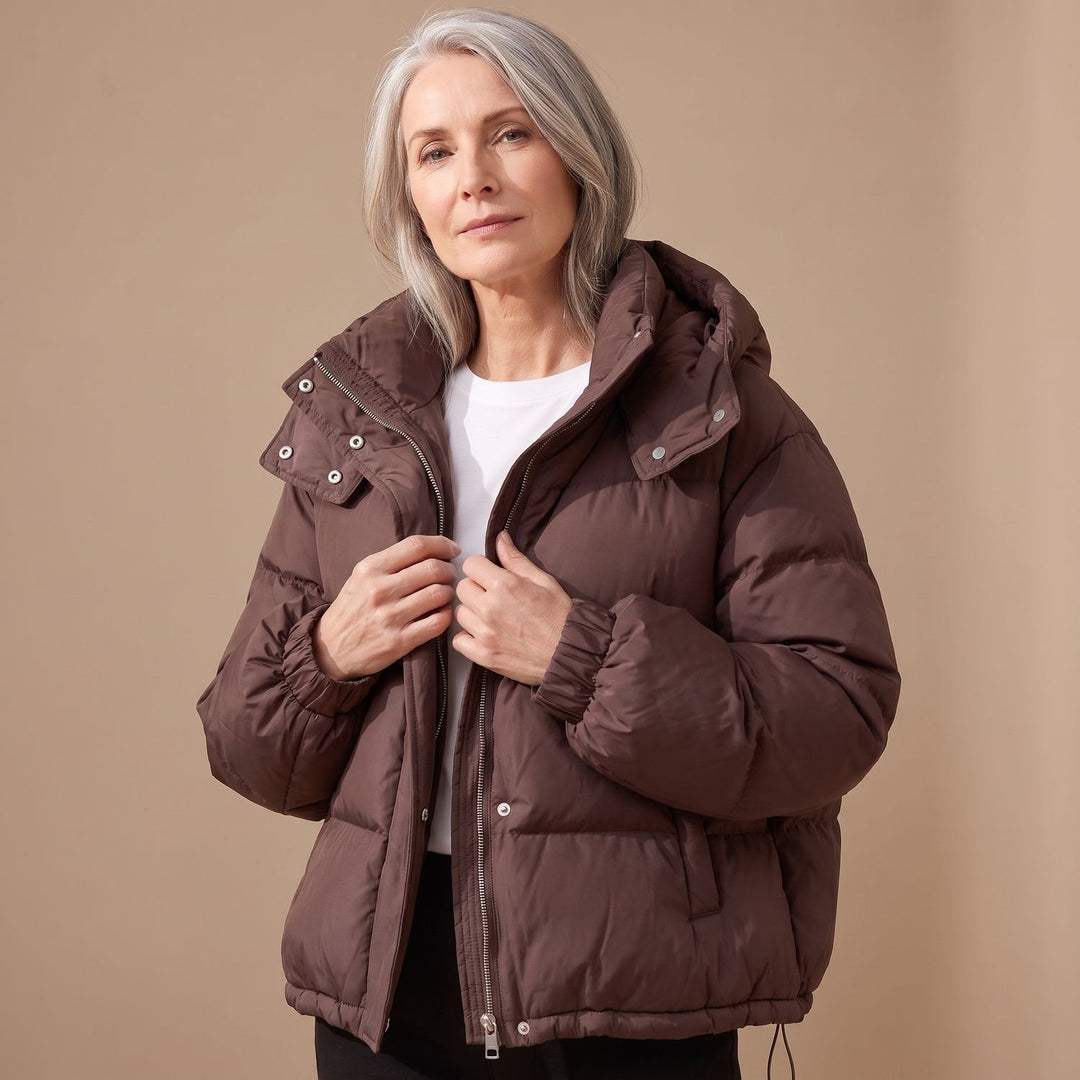 Damen Winterjacke Oversized mit Kapuze (11)