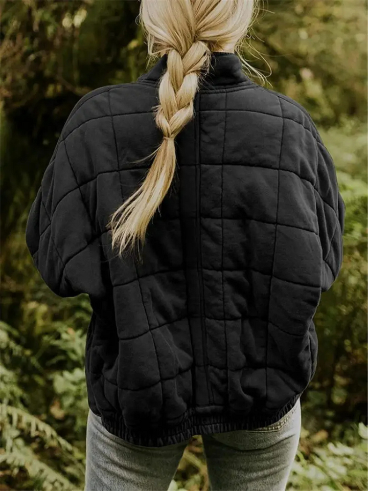 Damen Winterjacke Oversized mit Stehkragen (13)