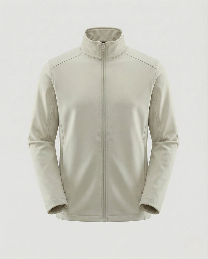 Damen Winterjacke Tailliert mit Stehkragen in Beige
