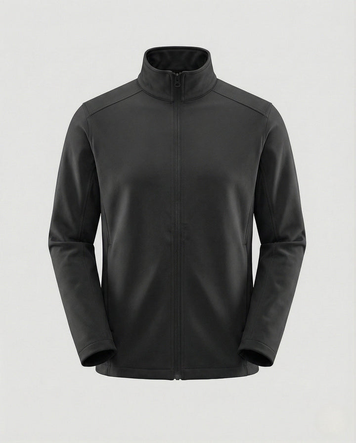 Damen Winterjacke Tailliert mit Stehkragen in Schwarz