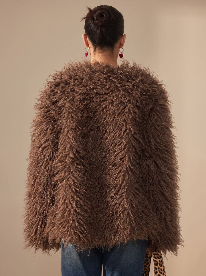 Damen Winterjacke Teddy im Oversized-Stil (4)