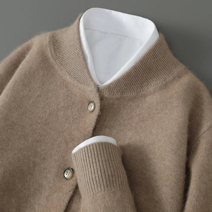 Damen Winterjacke zum Schichten aus feiner Strickware (12)