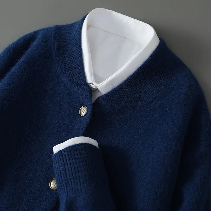Damen Winterjacke zum Schichten aus feiner Strickware (13)