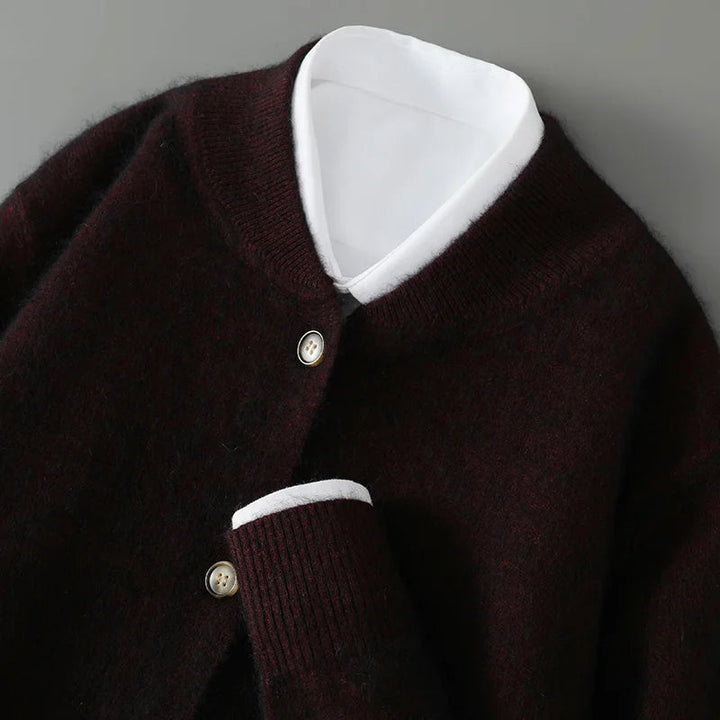 Damen Winterjacke zum Schichten aus feiner Strickware (14)