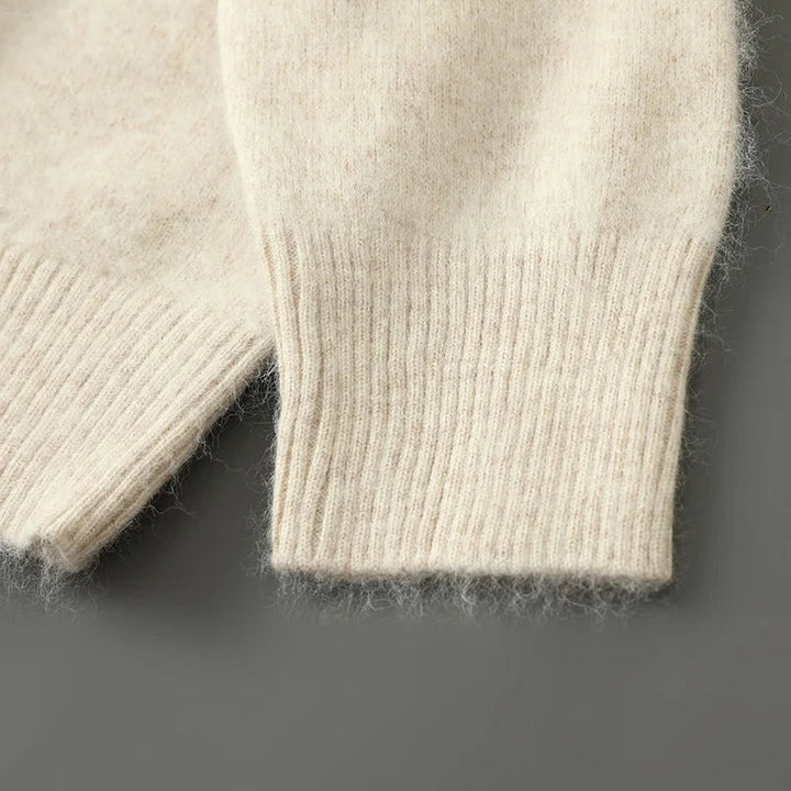 Damen Winterjacke zum Schichten aus feiner Strickware (3)