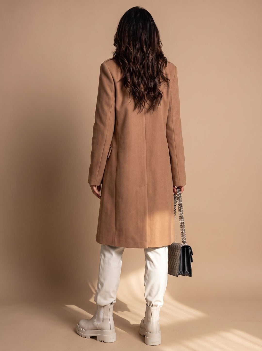 Damen Winterjacke zweireihig tailliert aus Wolle (2)