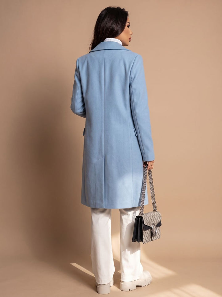 Damen Winterjacke zweireihig tailliert aus Wolle (8)
