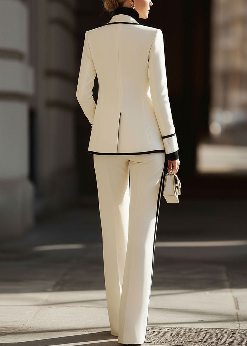 Damen Wintermantel Anzug elegant strukturiert (5)