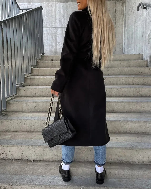 Damen Wintermantel elegant für den Herbst (6)