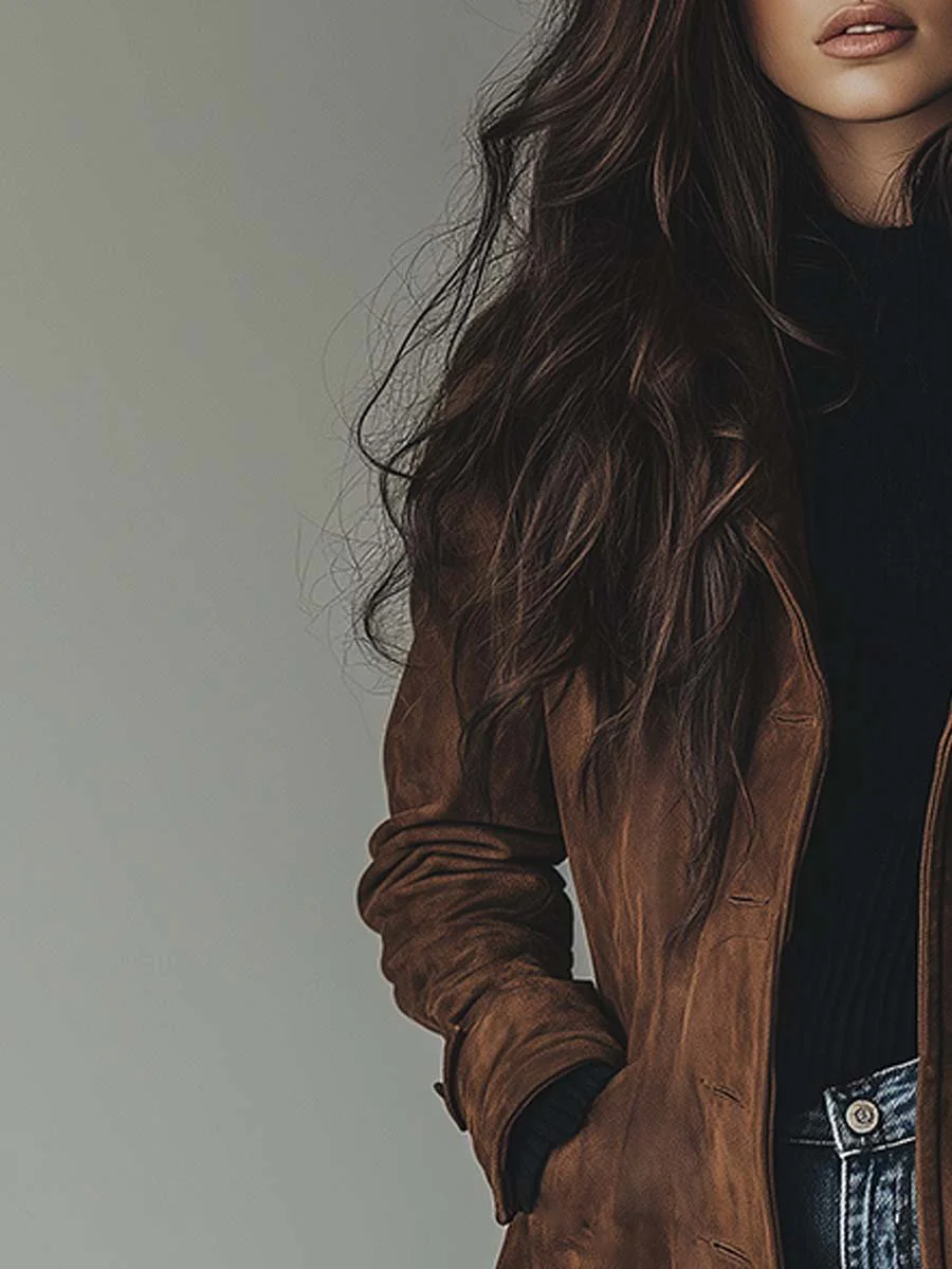 Damen Wintermantel im klassischen Trenchcoat-Stil (2)