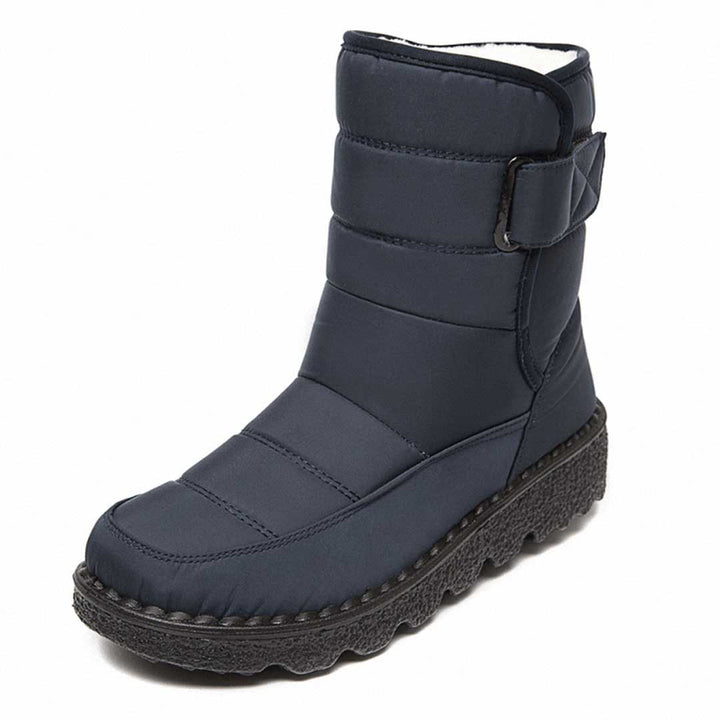 Damen Winterstiefel wasserdicht für Herbst in Dunkelblau
