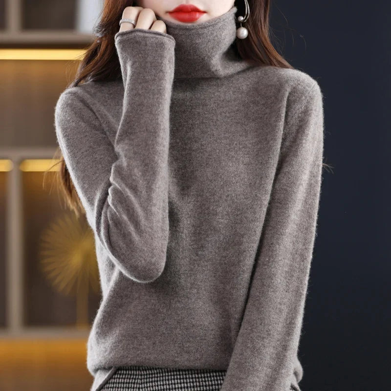 Damen Wollstrick-Pullover für kalte Tage (11)