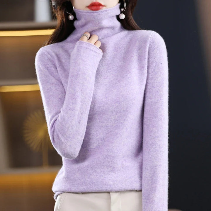 Damen Wollstrick-Pullover für kalte Tage (4)