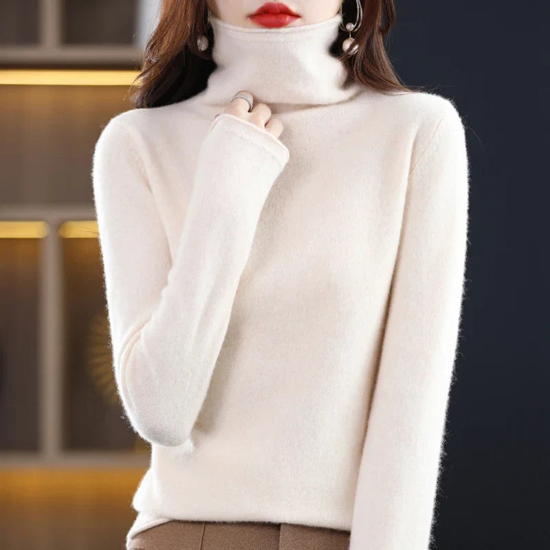 Damen Wollstrick-Pullover für kalte Tage (5)