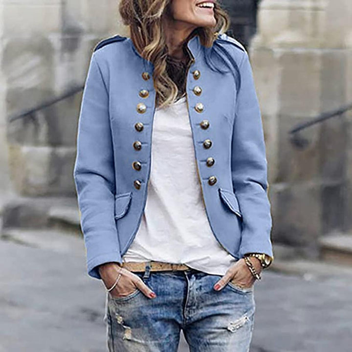 Damen Zeitlose Kurzjacke in Blau