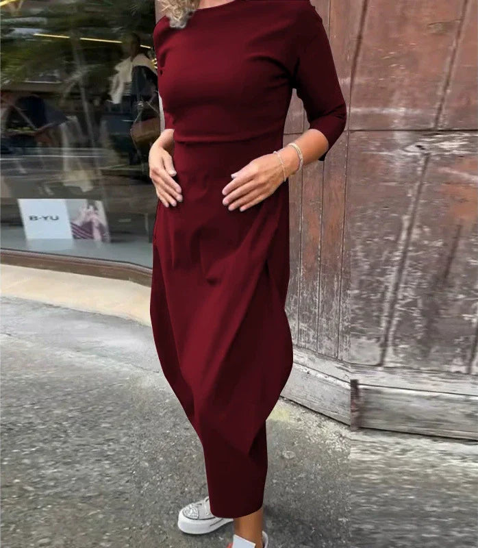 Damen Zeitloses Kleid für Hochzeitsgäste in Rot