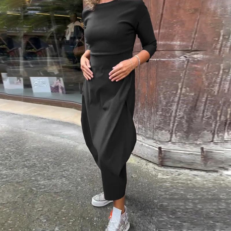 Damen Zeitloses Kleid für Hochzeitsgäste in Schwarz
