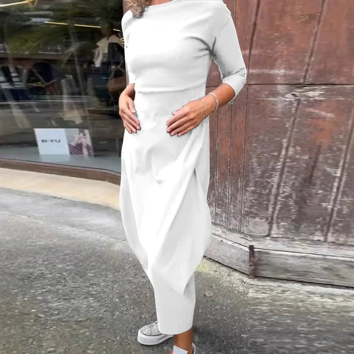 Damen Zeitloses Kleid für Hochzeitsgäste in Weiß