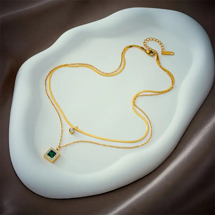 Halsband Tirena Valeure | Goldfarben