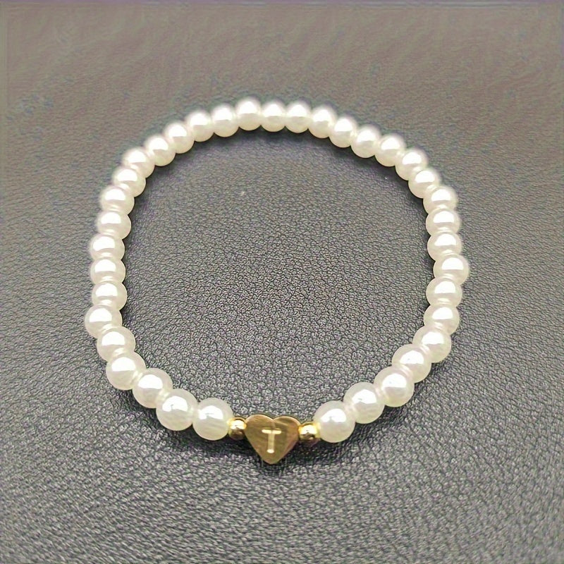 Bracelet Schickes AZ Herz Initiales