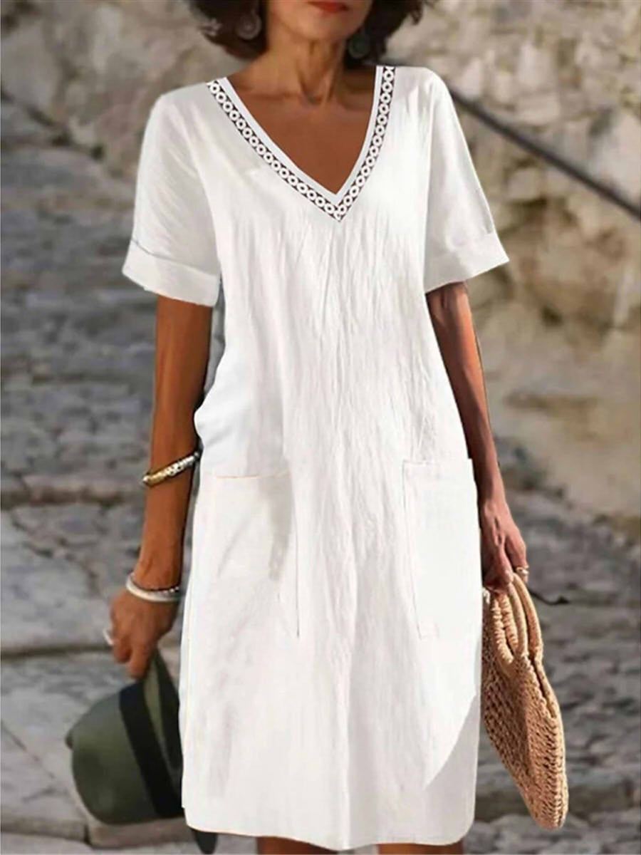Selina Strandkleid mit V-Ausschnitt foto 1