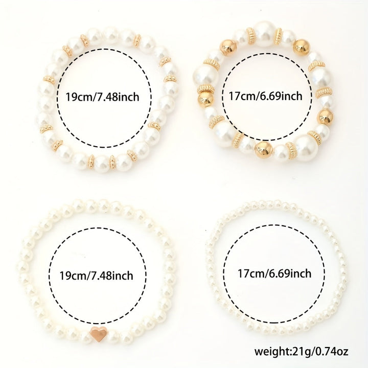 Elegantes Herz Armband Set
