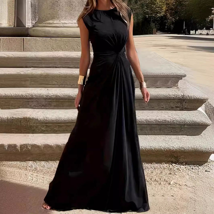 Damen Elegantes Maxikleid für Hochzeitsgäste in Weinrot 2