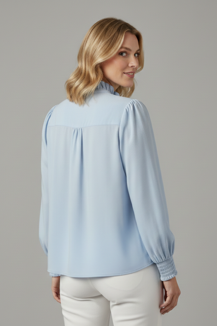 Elegante Damen Bluse mit feinen Rüschendetails (6)