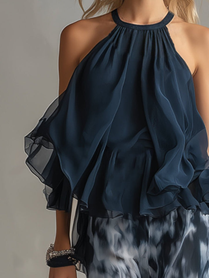 Elegante Damen Bluse mit Rüschen im Set (5)
